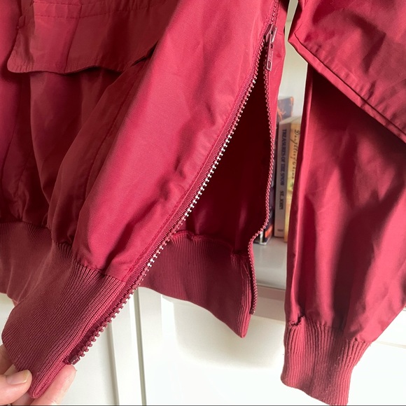 Vintage Columbia Red 1/4 Zip Windbreaker Jacket - Picture 10 of 16